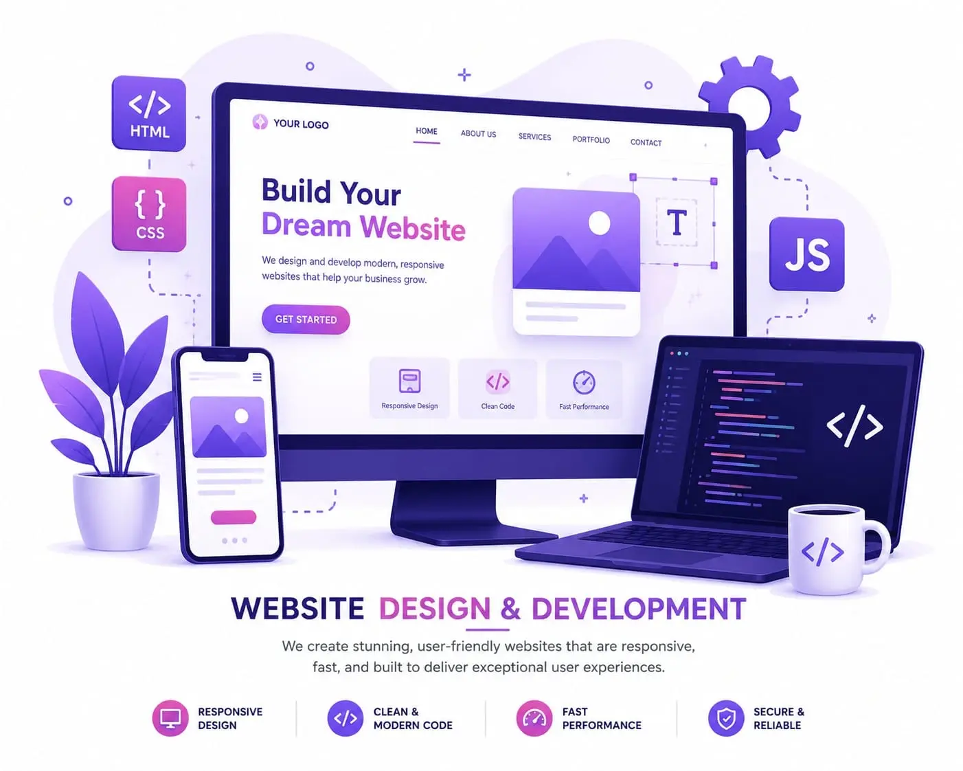 website design and development services